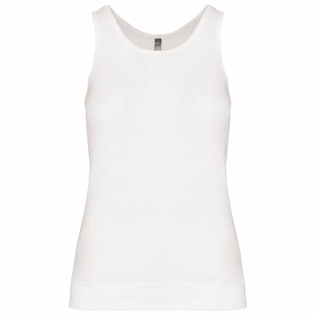 Angelina - Dames Racerback, white — productfoto 37
