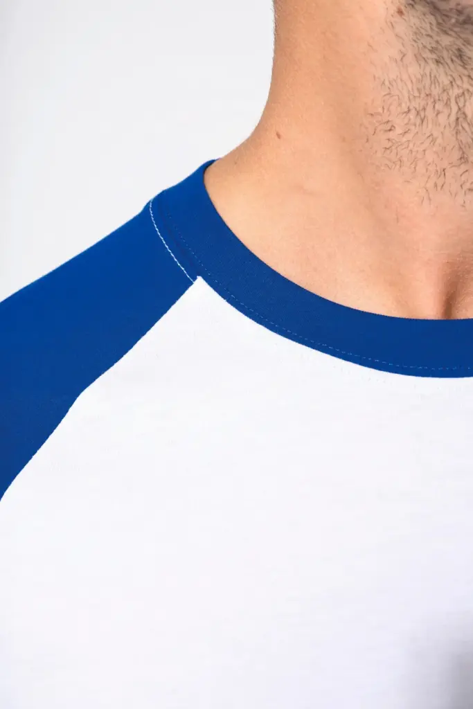 Baseball - Tweekleurig T-shirt — productfoto 3