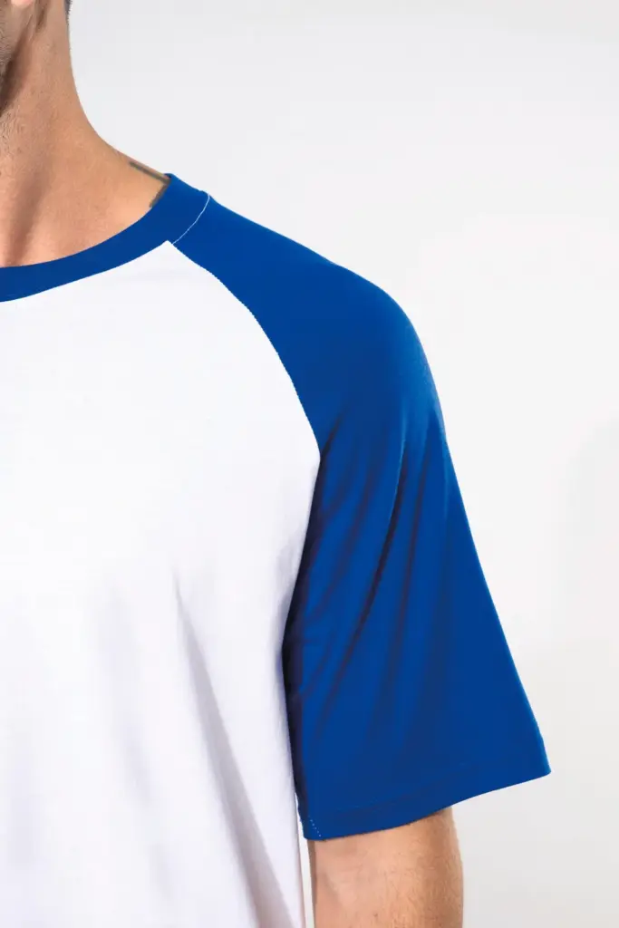 Baseball - Tweekleurig T-shirt — productfoto 4