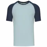 Baseball - Tweekleurig T-shirt, ice blue / denim — productfoto 16