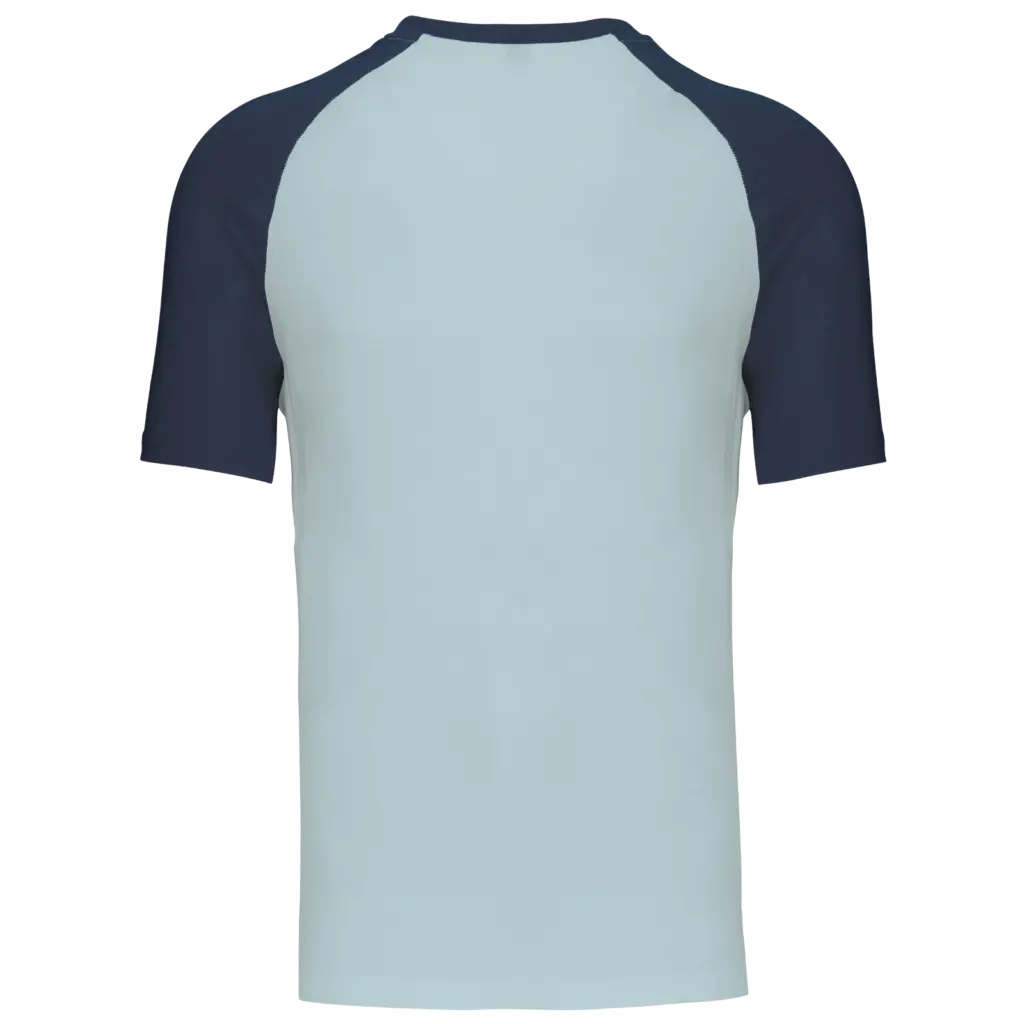 Baseball - Tweekleurig T-shirt, ice blue / denim — productfoto 17