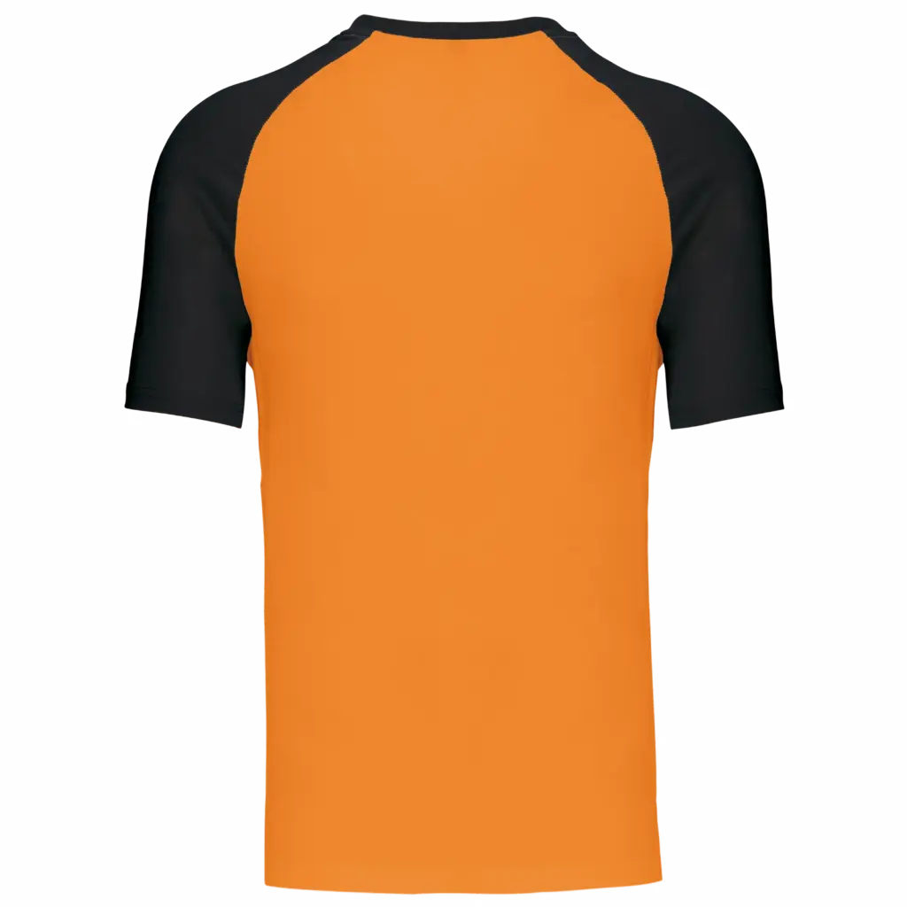 Baseball - Tweekleurig T-shirt, orange / black — productfoto 29