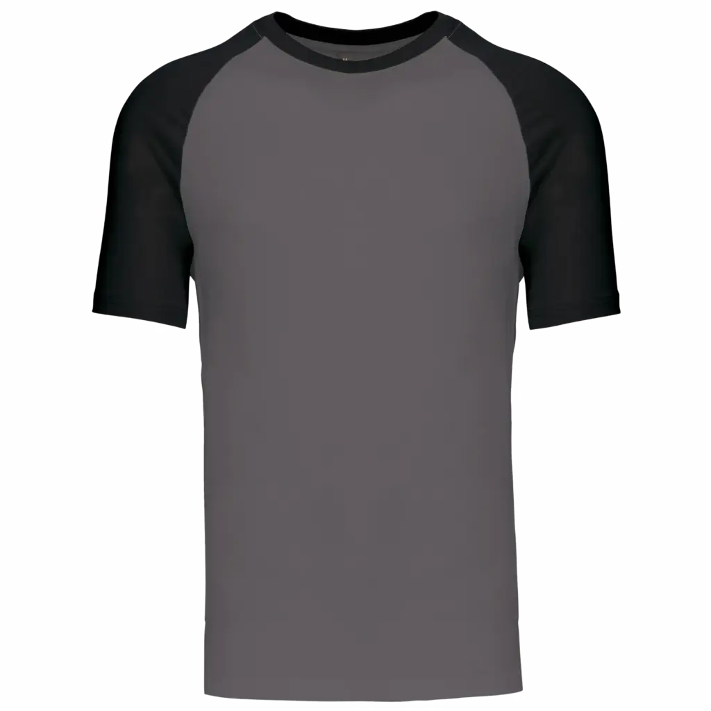 Baseball - Tweekleurig T-shirt, slate grey / black — productfoto 40