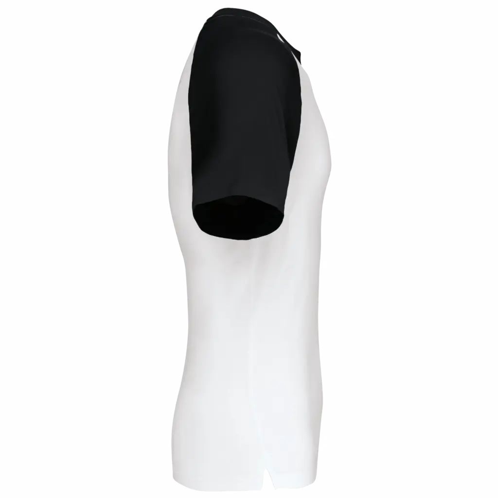 Baseball - Tweekleurig T-shirt, white / black — productfoto 42