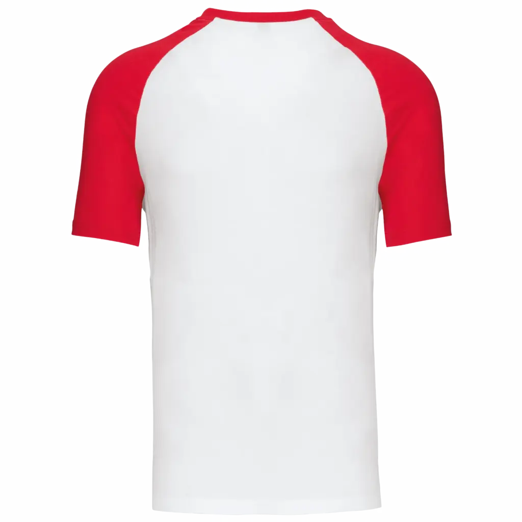 Baseball - Tweekleurig T-shirt, white / red — productfoto 53