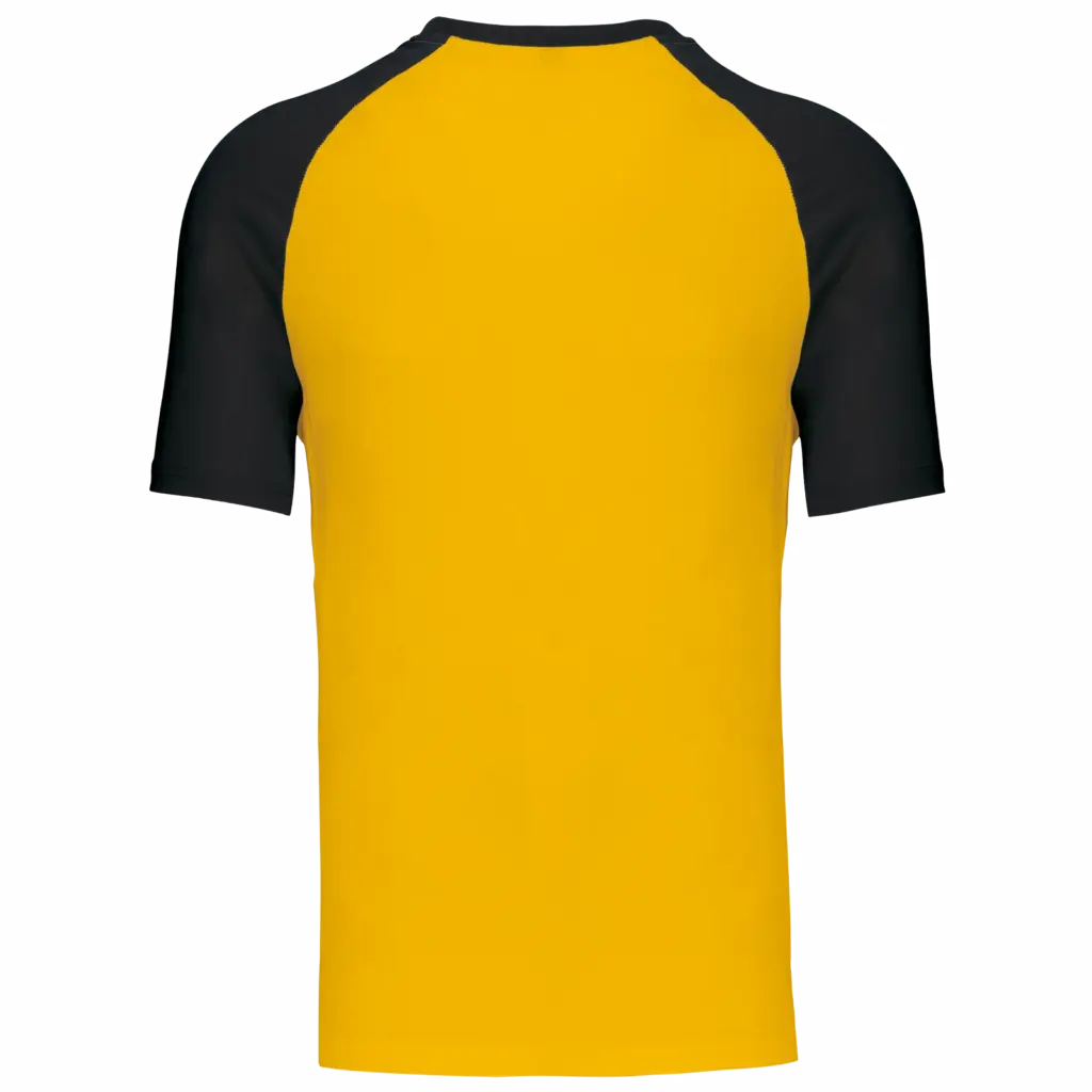 Baseball - Tweekleurig T-shirt, yellow / black — productfoto 59