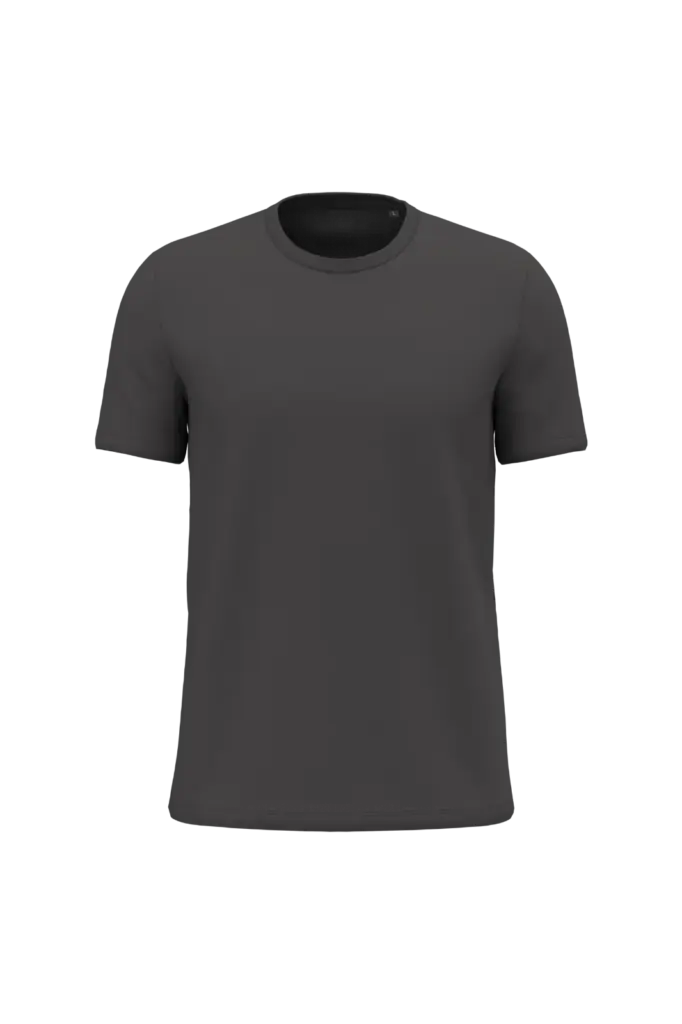 K350 - Uniseks T-shirt korte mouwen ronde hals, dark grey — productfoto 3