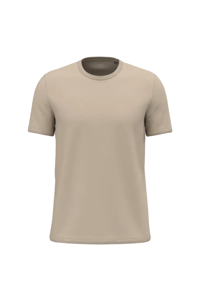 K350 - Uniseks T-shirt korte mouwen ronde hals, light sand — productfoto 5
