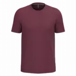 T-shirt ronde hals korte mouwen, wine — productfoto 68