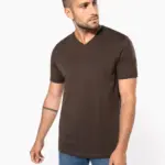 T-shirt V-hals korte mouwen