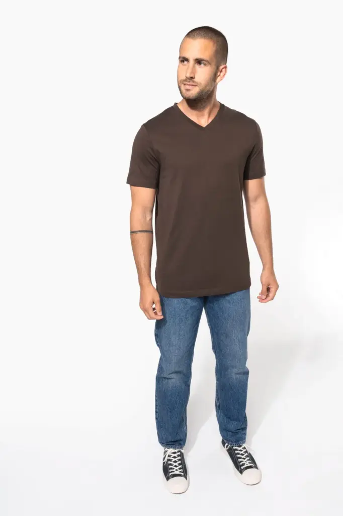 T-shirt V-hals korte mouwen — productfoto 5
