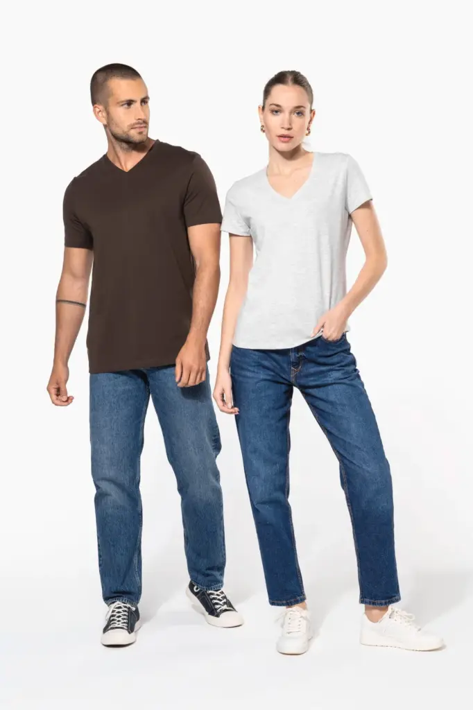 T-shirt V-hals korte mouwen — productfoto 8