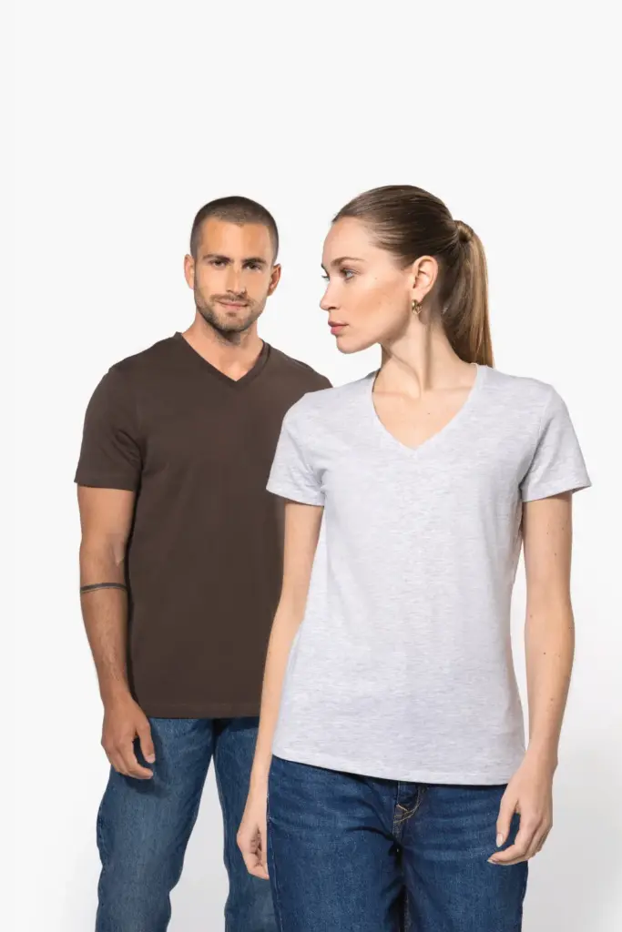 T-shirt V-hals korte mouwen — productfoto 9