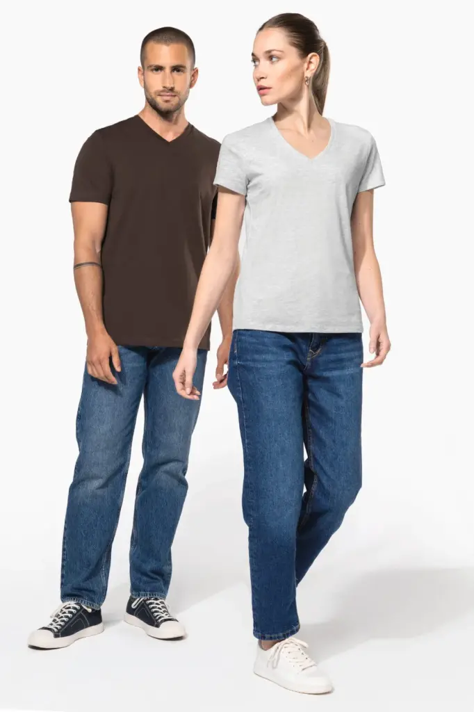 T-shirt V-hals korte mouwen — productfoto 10