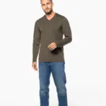 T-shirt V-hals lange mouwen — productfoto 4