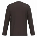 PS_K358-B_CHOCOLATE - Hidalgo-werbeartikel T-shirt V-hals lange mouwen — productfoto 15