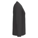 PS_K358-S_DARKGREY - Hidalgo-werbeartikel T-shirt V-hals lange mouwen — productfoto 16