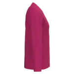 PS_K358-S_FUCHSIA - Hidalgo-werbeartikel T-shirt V-hals lange mouwen — productfoto 25