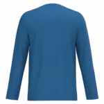 PS_K358-B_LIGHTROYALBLUE - Hidalgo-werbeartikel T-shirt V-hals lange mouwen — productfoto 33