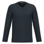 Custom V-Neck Long Sleeve K358 Combed Cotton Uniform M — product photo 41