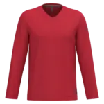 Custom V-Neck Long Sleeve K358 Combed Cotton Uniform M — product photo 45