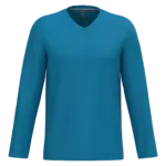 Custom V-Neck Long Sleeve K358 Combed Cotton Uniform M — product photo 48