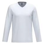 Custom V-Neck Long Sleeve K358 Combed Cotton Uniform M — product photo 49