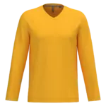 Custom V-Neck Long Sleeve K358 Combed Cotton Uniform M — product photo 51