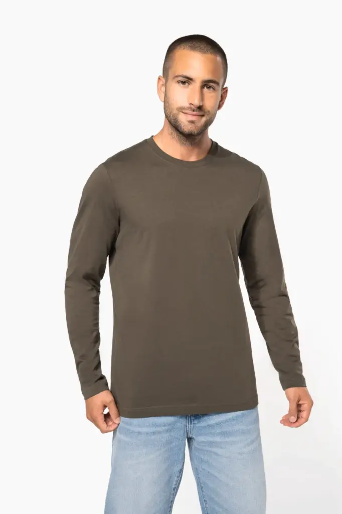 T-shirt ronde hals lange mouwen