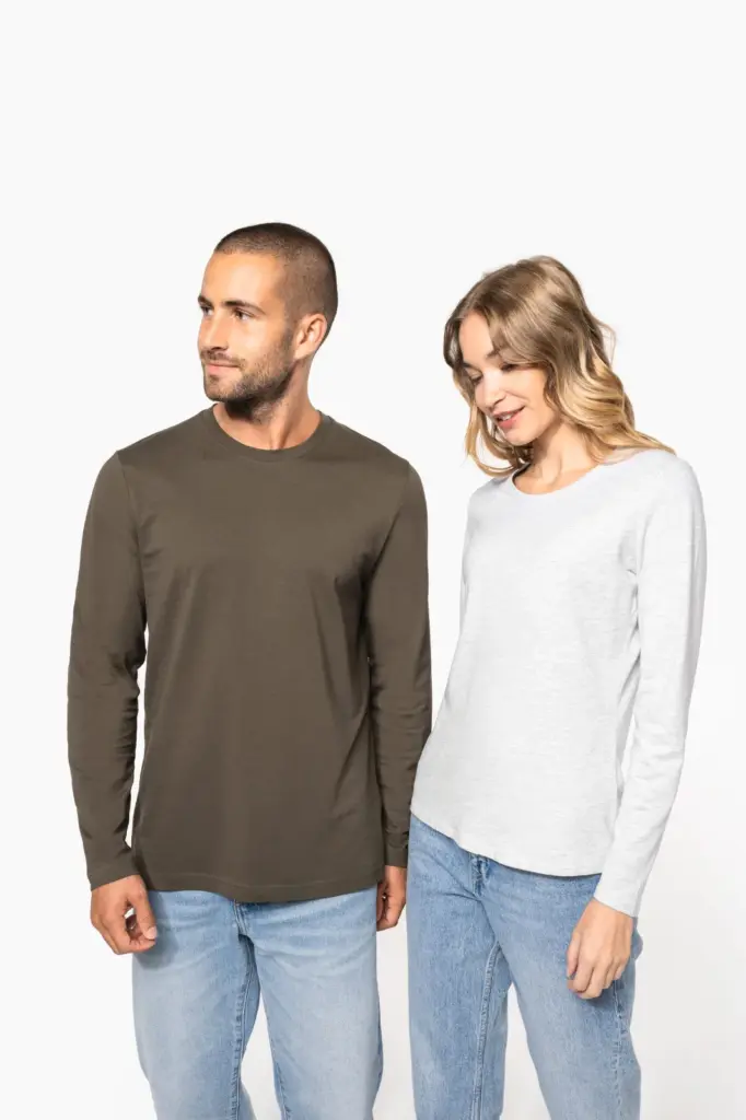 T-shirt ronde hals lange mouwen — productfoto 5