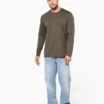 T-shirt ronde hals lange mouwen — productfoto 6