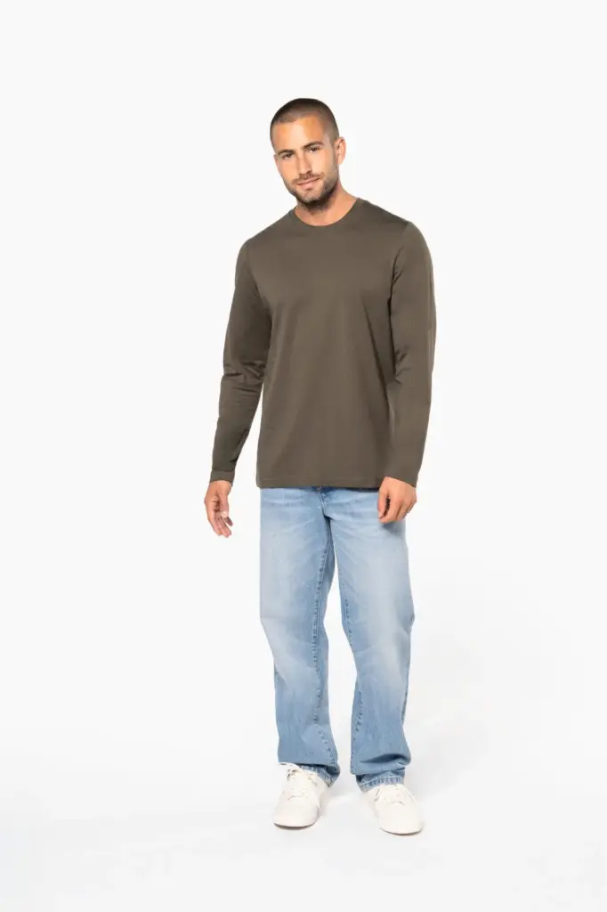 T-shirt ronde hals lange mouwen — productfoto 6