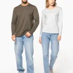 T-shirt ronde hals lange mouwen — productfoto 7