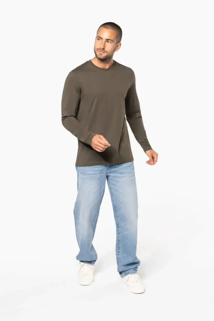 T-shirt ronde hals lange mouwen — productfoto 8