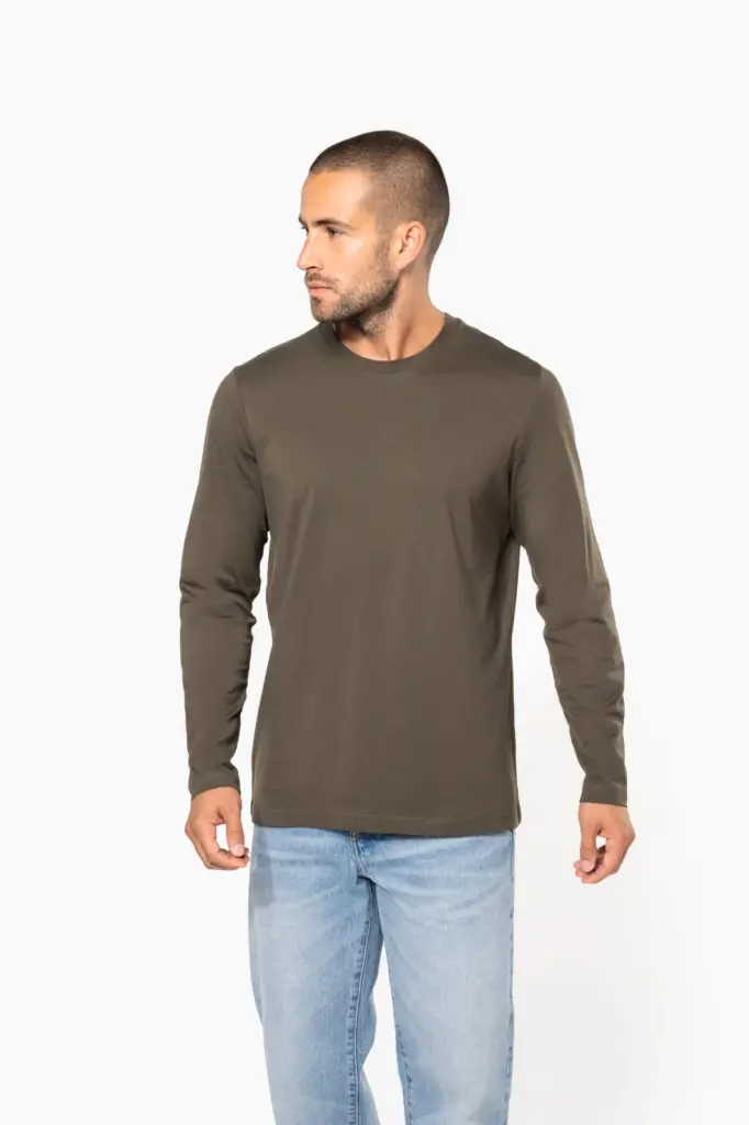 T-shirt ronde hals lange mouwen — productfoto 9
