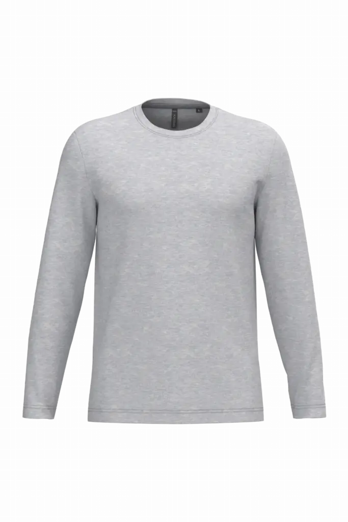 T-shirt ronde hals lange mouwen — productfoto 11