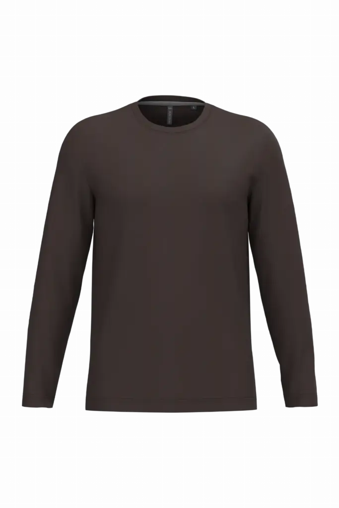 T-shirt ronde hals lange mouwen — productfoto 17