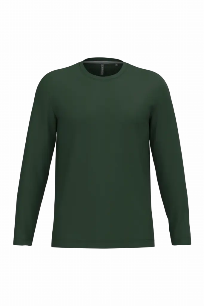T-shirt ronde hals lange mouwen — productfoto 26