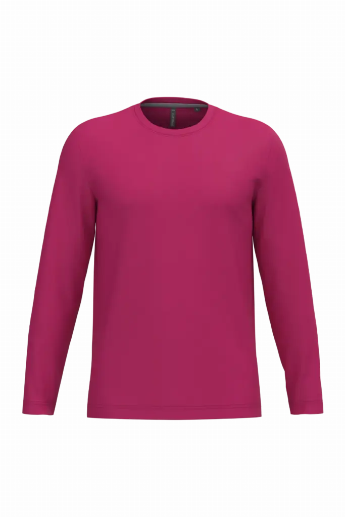 T-shirt ronde hals lange mouwen — productfoto 29