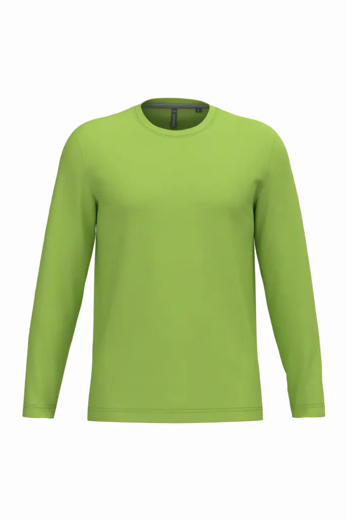 T-shirt ronde hals lange mouwen — productfoto 41