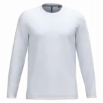 PS_K359_WHITE - Hidalgo Langarmshirt bedrucken K359 Rundhals Baumwolle S-4XL — Produktfoto 51