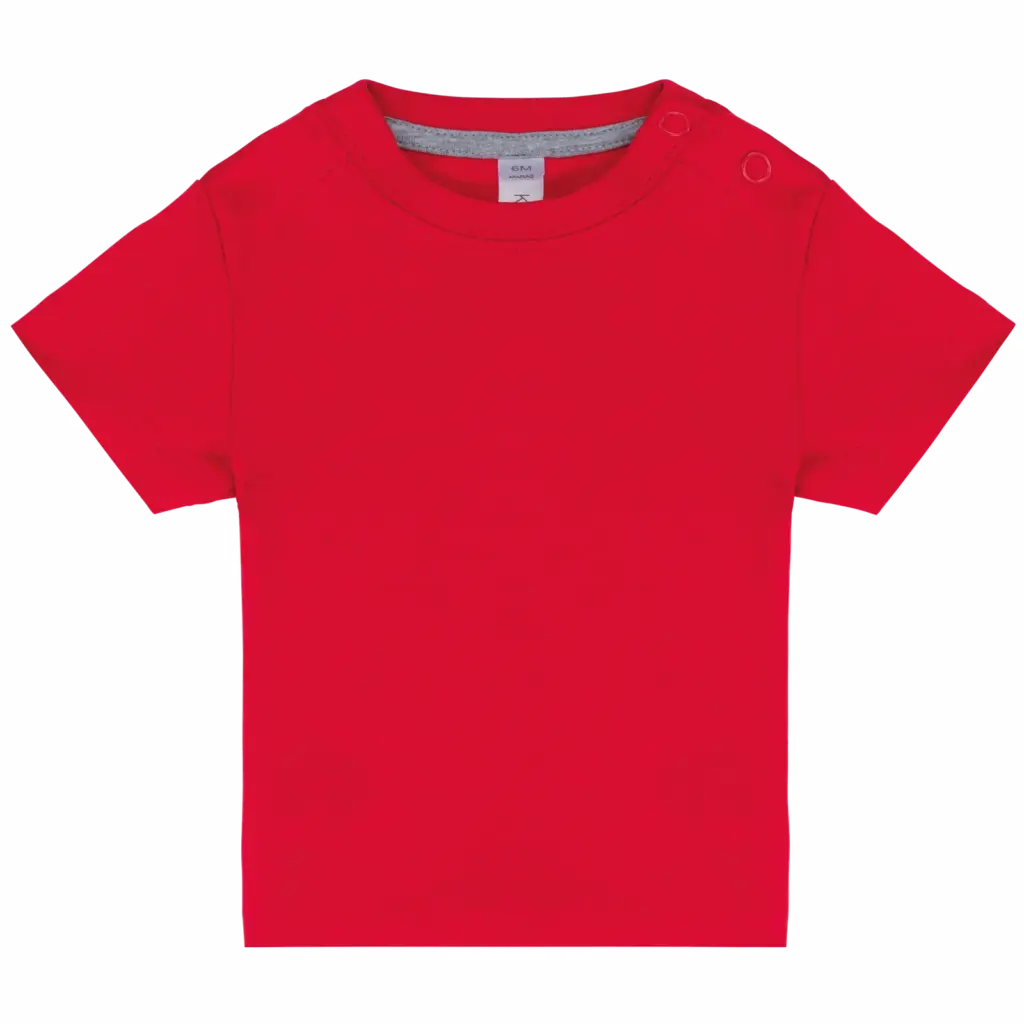 PS_K363_RED - Hidalgo-werbeartikel Baby-T-shirt korte mouwen — productfoto 8