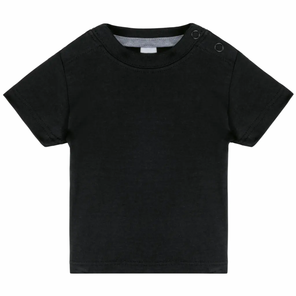 PS_K363_BLACK - Hidalgo-werbeartikel Baby-T-shirt korte mouwen, black — productfoto 2