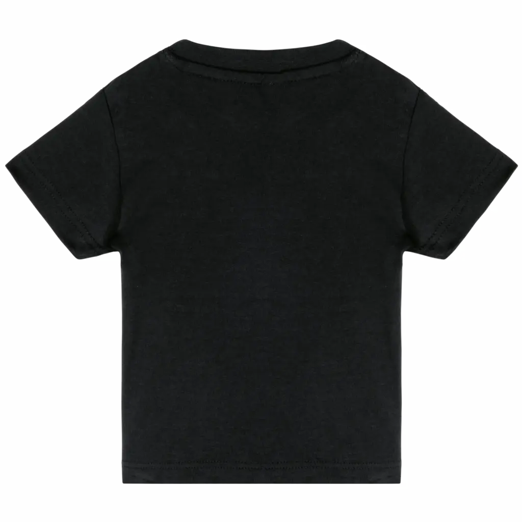 PS_K363-B_BLACK - Hidalgo-werbeartikel Baby-T-shirt korte mouwen, black — productfoto 3