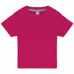 Baby-T-shirt korte mouwen, fuchsia — productfoto 4
