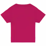 Baby-T-shirt korte mouwen, fuchsia — productfoto 5