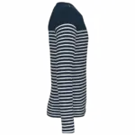 PS_K366-S_NAVY-WHITESTRIPES - Hidalgo-werbeartikel Gestreept heren-T-shirt lange mouwen, navy / white stripes — productfoto 11