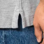 Heren-T-shirt piqué V-hals — productfoto 5