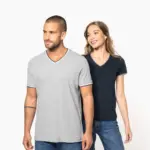 Heren-T-shirt piqué V-hals — productfoto 11