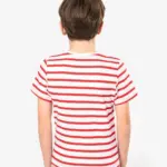 Gestreept T-shirt met borstzakje kids — productfoto 4